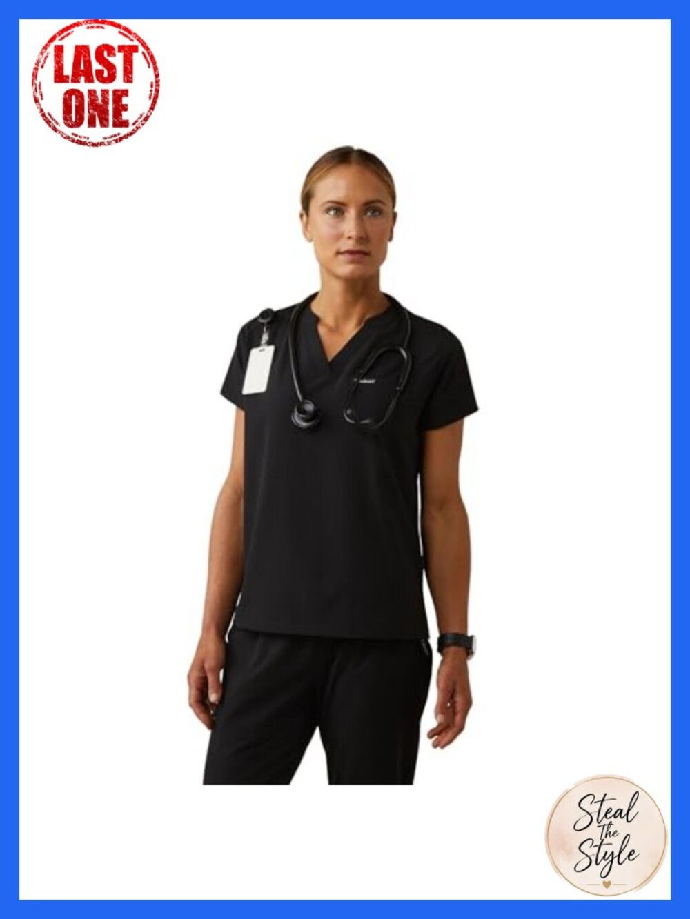 Ariat Eliza Scrub Top Womens V-Neck Stretch Medical Workwear